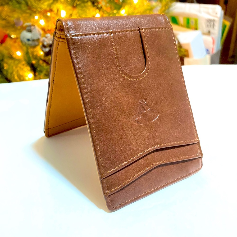 Bulliant | RFID Blocking, Leather Slim Wallet NWOT